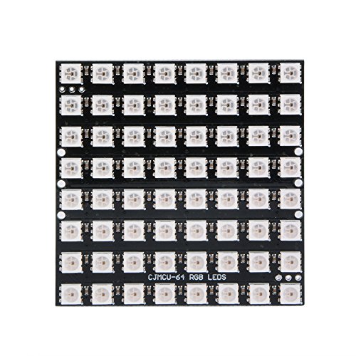 Sun3drucker 1stk CJMCU-8 * 8 Modul 64 LED Matrix Panel Matrix WS2812 5050 RGB mit integrierten Treibern für Arduino und Raspberry Pi von Sun3drucker