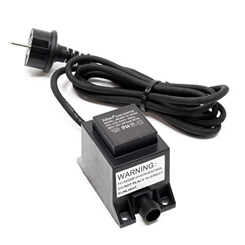 SunSun Netzteil JBA48V-12-1670U 12 V 1670 mA, 2-poliger Netzadapter mit Niedervolt-Stecksystem, Transformator IP44 für Teichbeleuchtung und Garten SunSun Netzteil JBA48V-12-1670U 12 V 1670 mA, 2-poliger Netzadapter mit Niedervolt-Stecksystem, Transformator IP44 für Teichbeleuchtung und Garten von SunSun