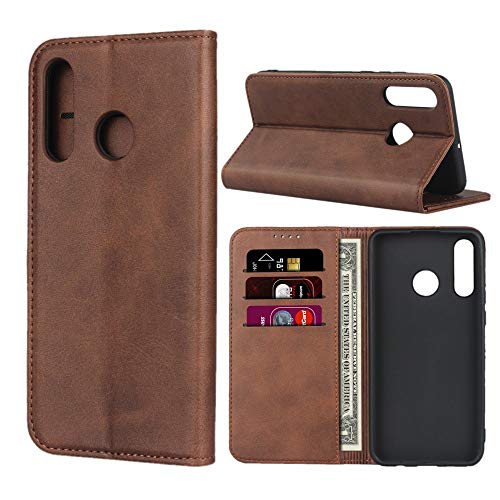 SunYoo Schutzhülle für Huawei P30 Lite, Leder, Brieftaschenformat, mit Ausweis, Kreditkartenfach, Klappetui, magnetisch, für P30Lite, stoßfeste Schutzhülle für Männer und Frauen (6,1 Zoll), von SunYoo