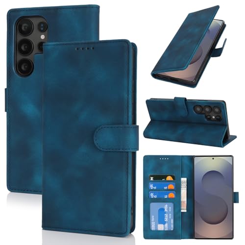 SunYoo Schutzhülle für Samsung Galaxy S25 Ultra mit Kartenhalter, Galaxy S25 Ultra Brieftaschen-Schutzhülle für Herren und Damen, PU-Leder, Magnetschnalle, Standfunktion, Blau SunYoo Schutzhülle für Samsung Galaxy S25 Ultra mit Kartenhalter, Galaxy S25 Ultra Brieftaschen-Schutzhülle für Herren und Damen, PU-Leder, Magnetschnalle, Standfunktion, Blau von SunYoo