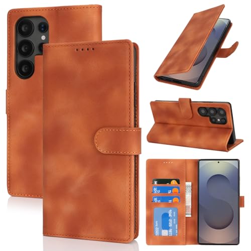 SunYoo Schutzhülle für Samsung Galaxy S25 Ultra mit Kartenhalter, Galaxy S25 Ultra Brieftaschen-Schutzhülle für Herren und Damen, PU-Leder, Magnetschnalle, Standfunktion, Hellbraun SunYoo Schutzhülle für Samsung Galaxy S25 Ultra mit Kartenhalter, Galaxy S25 Ultra Brieftaschen-Schutzhülle für Herren und Damen, PU-Leder, Magnetschnalle, Standfunktion, Hellbraun von SunYoo