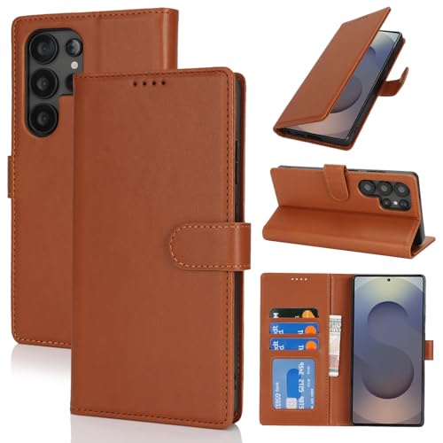 SunYoo Schutzhülle für Samsung Galaxy S25 Ultra mit Kartenhalter, Galaxy S25 Ultra Brieftaschen-Schutzhülle für Herren und Damen, PU-Leder, Magnetverschluss, Standfunktion, Braun SunYoo Schutzhülle für Samsung Galaxy S25 Ultra mit Kartenhalter, Galaxy S25 Ultra Brieftaschen-Schutzhülle für Herren und Damen, PU-Leder, Magnetverschluss, Standfunktion, Braun von SunYoo