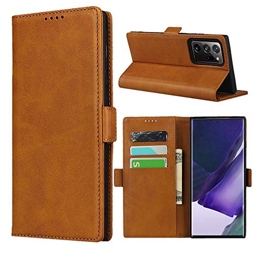 SunYoo Schutzhülle für Samsung Note20 Ultra/Note20 Ultra 5G, Leder, Brieftaschen-Hülle, Magnetverschluss, Ständer, Halterung mit Kartenfächern/Geldfach für Galaxy Note20 Ultra/Note20 Ultra 5G, von SunYoo