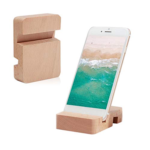 Easy-topbuy Holz Handyhalter, Doppelter Steckplatz Handyhalter Telefonhalter Tragbar, Stilvoll Minimalistischen Telefonhalter Für Schreibtisch Büro Küche Nachttisch 8x6x2cm Easy-topbuy Holz Handyhalter, Doppelter Steckplatz Handyhalter Telefonhalter Tragbar, Stilvoll Minimalistischen Telefonhalter Für Schreibtisch Büro Küche Nachttisch 8x6x2cm von Easy-topbuy
