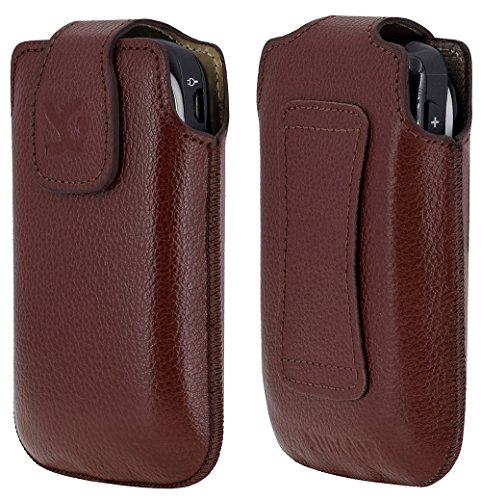 Suncase Original Tasche für/TELME X200 - Emporia TELME X200 / Leder Etui Handytasche Ledertasche Schutzhülle Case Hülle/in vollnarbiges-braun Suncase Original Tasche für/TELME X200 - Emporia TELME X200 / Leder Etui Handytasche Ledertasche Schutzhülle Case Hülle/in vollnarbiges-braun von Suncase