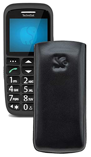 Suncase Original Tasche kompatibel mit TechniSat TECHNIPHONE ISI 3 Leder Etui Handytasche Ledertasche Schutzhülle Case Hülle Lasche mit Rückzugfunktion in schwarz Suncase Original Tasche kompatibel mit TechniSat TECHNIPHONE ISI 3 Leder Etui Handytasche Ledertasche Schutzhülle Case Hülle Lasche mit Rückzugfunktion in schwarz von Suncase