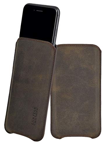 Suncase Tasche kompatibel mit iPhone SE 2020 Hülle Schutzhülle Ledertasche Leder Etui Case Lederhülle in antik braun Suncase Tasche kompatibel mit iPhone SE 2020 Hülle Schutzhülle Ledertasche Leder Etui Case Lederhülle in antik braun von Suncase