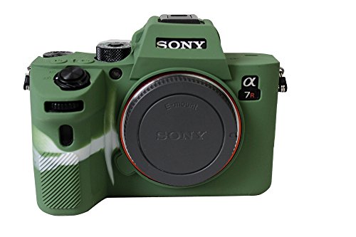 Schützende Silikon-Gel-Gummi-weiche Kamera-Kasten-Abdeckungs-Tasche für Sony ILCE-7RIII A7RM3 A7R3 Kamera-Grün von SundayZaZa