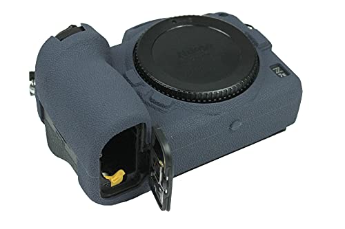 Silikon Gel Kameratasche Kompatibel mit Nikon Z7ii Schutzhülle aus Gummi Weiche Kameratasche Blau von SundayZaZa