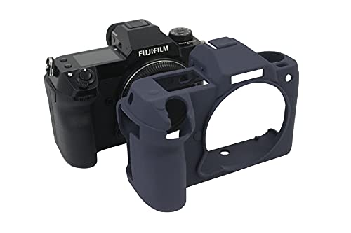 Silikon Gel Kameratasche für Fujifilm GFX 100S Schutzhülle aus Gummi Weiche Kameratasche Schwarz von SundayZaZa