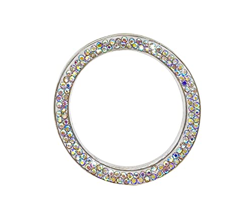 SundayZaZa Bling Kristall Strass Ring für Auto Dekoration, Auto Motor Start Stop, Schlüssel Zündstarter & Knauf Ring Dekor AB SundayZaZa Bling Kristall Strass Ring für Auto Dekoration, Auto Motor Start Stop, Schlüssel Zündstarter & Knauf Ring Dekor AB von SundayZaZa
