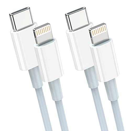 Sundix iPhone Ladekabel 1M, USB C auf Lightning Kabel Kurz für iPhone 12/12pm/13/13pro/13pm/11/11 Pro/XS/XS Max/XR/X-2 Pack*1M von Sundix