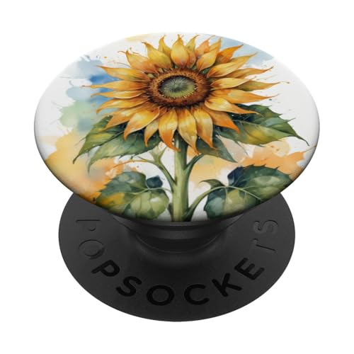 Sonnenblume PopSockets Klebender PopGrip Sonnenblume PopSockets Klebender PopGrip von Sunflower Phone Popper