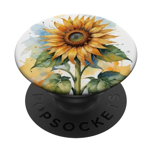 Sonnenblume PopSockets Klebender PopGrip Sonnenblume PopSockets Klebender PopGrip von Sunflower Phone Popper