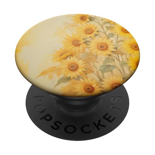 Sonnenblume PopSockets Klebender PopGrip Sonnenblume PopSockets Klebender PopGrip von Sunflower Phone Popper