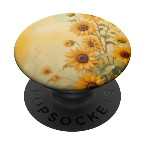 Sonnenblume PopSockets Klebender PopGrip Sonnenblume PopSockets Klebender PopGrip von Sunflower Phone Popper