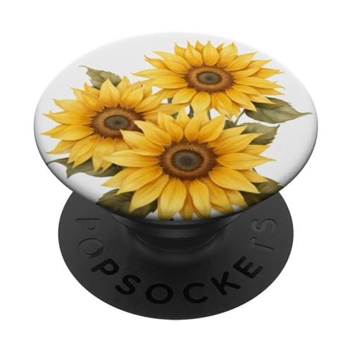Sonnenblume PopSockets Klebender PopGrip Sonnenblume PopSockets Klebender PopGrip von Sunflower Phone Popper