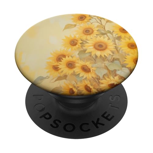 Sonnenblume PopSockets Klebender PopGrip Sonnenblume PopSockets Klebender PopGrip von Sunflower Phone Popper