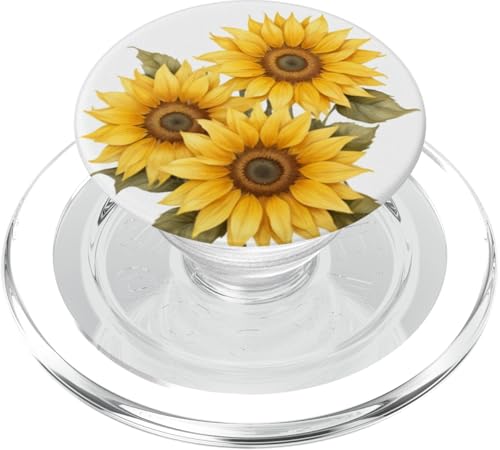 Sonnenblume PopSockets PopGrip für MagSafe Sonnenblume PopSockets PopGrip für MagSafe von Sunflower Phone Popper