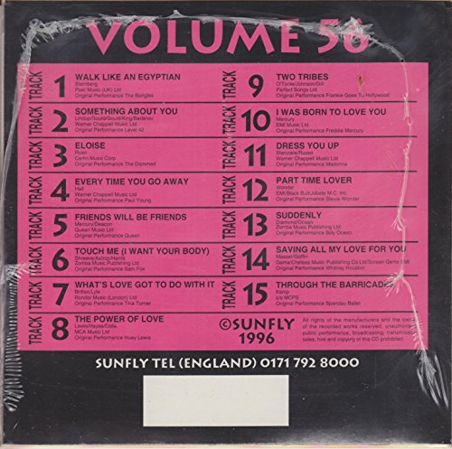 Sunfly Karaoke Hits Volume 56 - 80s Hits (CD+G) von Sunfly Karaoke