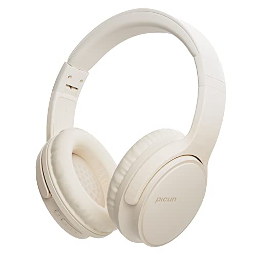 Sungive Bluetooth Kopfhörer Over Ear, Kabellos Kopfhörer mit Mikrofon, Berührungssteuerung, Leicht, Bluetooth 5.3 Faltbares Wireless Headphones für Handys/Laptops/PC -Khaki von Sungive