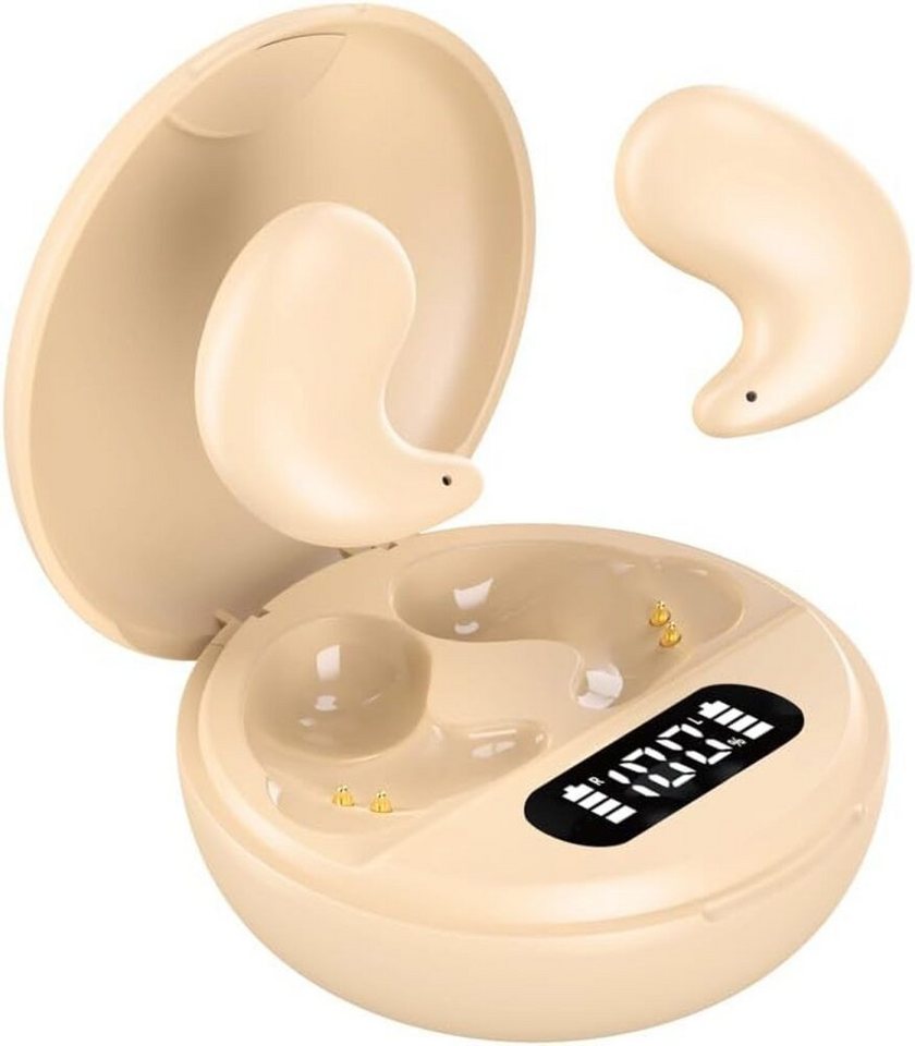 Sungive Kabelloses In-Ear-Design beseitigt Kabelsalat-sorgt für uneingeschränk In-Ear-Kopfhörer (Ergonomisches Mini-Design bietet druckfreien Tragekomfort auch im Liegen – ideal zum Einschlafen, für lange Hörsessions oder als bequeme Ohrstöpsel mit Klang., Bluetooth 5.3 ermöglicht stabile Verbindung mit hoher Reichweite) Sungive Kabelloses In-Ear-Design beseitigt Kabelsalat-sorgt für uneingeschränk In-Ear-Kopfhörer (Ergonomisches Mini-Design bietet druckfreien Tragekomfort auch im Liegen – ideal zum Einschlafen, für lange Hörsessions oder als bequeme Ohrstöpsel mit Klang., Bluetooth 5.3 ermöglicht stabile Verbindung mit hoher Reichweite) von Sungive
