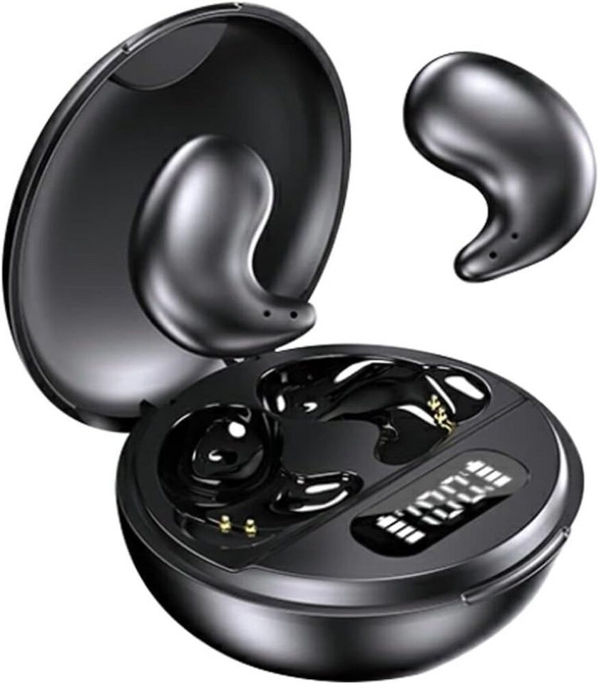 Sungive Kabelloses In-Ear-Design beseitigt Kabelsalat-sorgt für uneingeschränk In-Ear-Kopfhörer (Ergonomisches Mini-Design bietet druckfreien Tragekomfort auch im Liegen – ideal zum Einschlafen, für lange Hörsessions oder als bequeme Ohrstöpsel mit Klang., Bluetooth 5.3 ermöglicht stabile Verbindung mit hoher Reichweite) von Sungive
