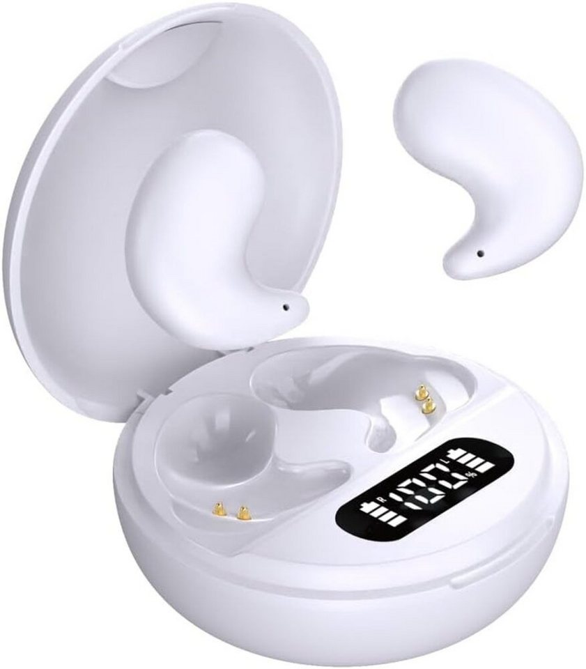 Sungive Kabelloses In-Ear-Design beseitigt Kabelsalat-sorgt für uneingeschränk In-Ear-Kopfhörer (Ergonomisches Mini-Design bietet druckfreien Tragekomfort auch im Liegen – ideal zum Einschlafen, für lange Hörsessions oder als bequeme Ohrstöpsel mit Klang., Bluetooth 5.3 ermöglicht stabile Verbindung mit hoher Reichweite) Sungive Kabelloses In-Ear-Design beseitigt Kabelsalat-sorgt für uneingeschränk In-Ear-Kopfhörer (Ergonomisches Mini-Design bietet druckfreien Tragekomfort auch im Liegen – ideal zum Einschlafen, für lange Hörsessions oder als bequeme Ohrstöpsel mit Klang., Bluetooth 5.3 ermöglicht stabile Verbindung mit hoher Reichweite) von Sungive