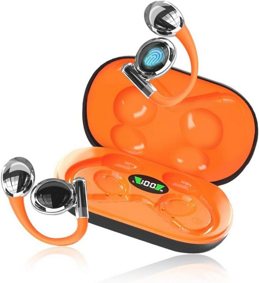 Sungive Offenes Design Hörer blockieren Gehörgang nicht, Bieten klaren Klang In-Ear-Kopfhörer (Intuitive Bedienung: Nach der ersten Kopplung verbinden sich die Kopfhörer automatisch. Mit Multifunktionstasten lassen sich Musik und Anrufe einfach und bequem steuern., OWS-Technologie Modernste Technik synthetisiert mehrere Klangquellen) von Sungive
