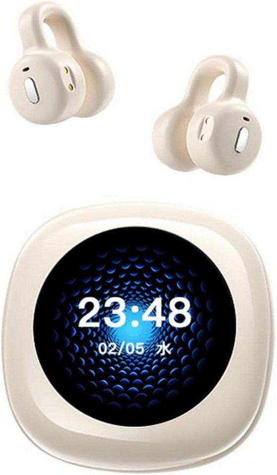 Sungive Stabile Verbindung Bluetooth 5.4-Technologie ermöglicht eine schnelle In-Ear-Kopfhörer (Flexibler Einsatz: Wählen Sie zwischen Einzelohr- und Beidohr-Modus – beide Ohrhörer verbinden sich unabhängig und automatisch mit Ihrem Gerät für maximale Flexibilität., Touchscreen-Bedienung Ladecase mit Touchscreen erlaubt die Steuerung) Sungive Stabile Verbindung Bluetooth 5.4-Technologie ermöglicht eine schnelle In-Ear-Kopfhörer (Flexibler Einsatz: Wählen Sie zwischen Einzelohr- und Beidohr-Modus – beide Ohrhörer verbinden sich unabhängig und automatisch mit Ihrem Gerät für maximale Flexibilität., Touchscreen-Bedienung Ladecase mit Touchscreen erlaubt die Steuerung) von Sungive