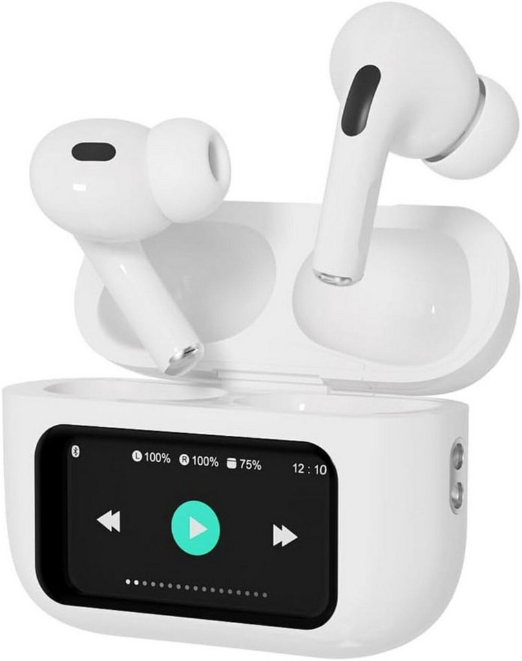 Sungive mit Klare Sprachqualität Das integrierte Mikrofon mit ENC-Technologie In-Ear-Kopfhörer (Klare Sprachqualität: Das integrierte Mikrofon mit ENC-Technologie filtert Störgeräusche zuverlässig heraus und sorgt für verständliche Gespräche – perfekt für Meetings und Anrufe., Intuitive Steuerung 1,47-Zoll-Touchdisplay erlaubt einfache Bedienung) Sungive mit Klare Sprachqualität Das integrierte Mikrofon mit ENC-Technologie In-Ear-Kopfhörer (Klare Sprachqualität: Das integrierte Mikrofon mit ENC-Technologie filtert Störgeräusche zuverlässig heraus und sorgt für verständliche Gespräche – perfekt für Meetings und Anrufe., Intuitive Steuerung 1,47-Zoll-Touchdisplay erlaubt einfache Bedienung) von Sungive