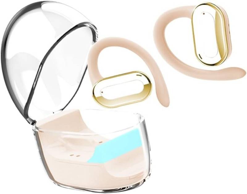Sungive mit offenerLuftleitung,Einzel-Doppelmodus,ENC-Rauschunterdrückung,IPX4 Open-Ear-Kopfhörer (Leistungsstarker Akku: Ladeetui mit 250 mAh und Type-C-Anschluss für schnelles Laden und lange Nutzung. Perfekt für Alltag, Arbeit, Studium, Reisen oder lange Telefongespräche., Luftleitungs mit gezielter Klangleitung ermöglicht klare Audioqualität) von Sungive