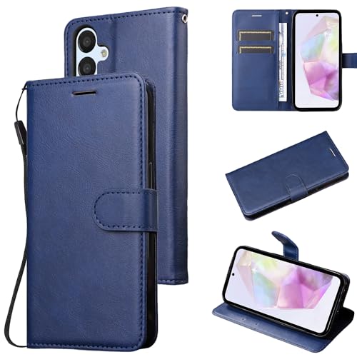 Sunily Handyhülle für Samsung Galaxy A35 5G Hülle Leder PU, RFID-Blockierung Schutz Klapphülle für Samsung A35 5G Hülle mit Ständer Magnet Flip Case Wallet Kartenfach 360 Stoßfeste Schutzhülle, Blau Sunily Handyhülle für Samsung Galaxy A35 5G Hülle Leder PU, RFID-Blockierung Schutz Klapphülle für Samsung A35 5G Hülle mit Ständer Magnet Flip Case Wallet Kartenfach 360 Stoßfeste Schutzhülle, Blau von Sunily