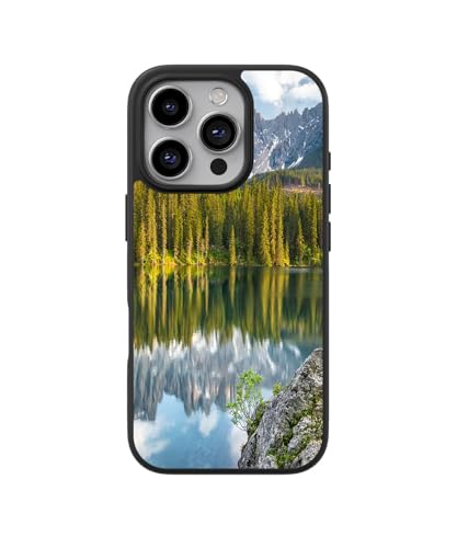 Sunny-Case 2D Case Handyhülle Alpensee Norditalien Nr.943 Italien Land Reise Urlaub Stiefel Schutz Bumper Hülle kompatibel mit Samsung A55 von Sunny-Case