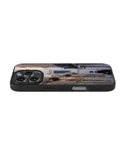 Sunny-Case 2D Case Handyhülle Gasse heilige Stadt Rom Nr.941 Italien Land Reise Urlaub Stiefel Schutz Bumper Hülle kompatibel mit iPhone 14 PRO MAX mit 2X Display Glas Folie 9H von Sunny-Case