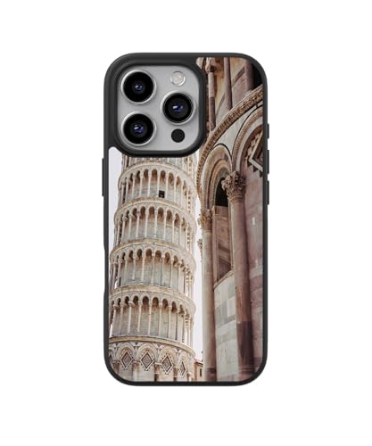 Sunny-Case 2D Case Handyhülle Pisa schiefe Turm Nr.946 Italien Land Reise Urlaub Stiefel Schutz Bumper Hülle kompatibel mit Samsung A35 von Sunny-Case