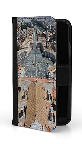Sunny-Case Flip Case Klapphülle Petersdom in Rom Vatikanstadt Nr.949 Italien Land Reise Urlaub Stiefel Schutz Bumper Hülle kompatibel mit Google Pixel 9 von Sunny-Case