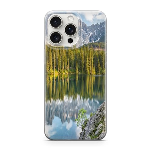 Sunny-Case Handyhülle Alpensee Norditalien Nr.943 Italien Land Reise Urlaub Stiefel Schutz Bumper Hülle kompatibel mit iPhone 11 PRO mit 2X Display Glas Folie 9H von Sunny-Case