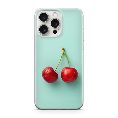 Sunny-Case Handyhülle Frucht Obst Kirsche 265 Schutz Bumper Cartoon kompatibel mit Samsung A35 von Sunny-Case