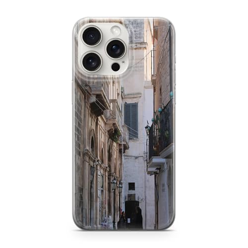Sunny-Case Handyhülle Gasse heilige Stadt Rom Nr.941 Italien Land Reise Urlaub Stiefel Schutz Bumper Hülle kompatibel mit iPhone 12 mit 2X Display Glas Folie 9H von Sunny-Case