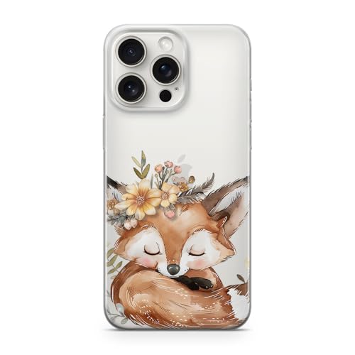 Sunny-Case Handyhülle süsser Baby Fuchs Nr.637 Waldtier Herbst Cartoon kompatibel mit iPhone 6 Plus von Sunny-Case