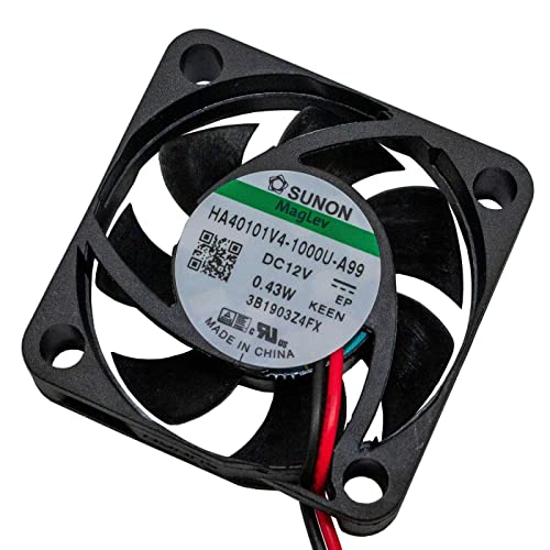 Lüfter 12V DC 0,38W 40x40x10mm 9,2m³/h 5000U/Min 9,2m³/h Sunon HA40101V41000UA99 Lüfter 12V DC 0,38W 40x40x10mm 9,2m³/h 5000U/Min 9,2m³/h Sunon HA40101V41000UA99 von Sunon