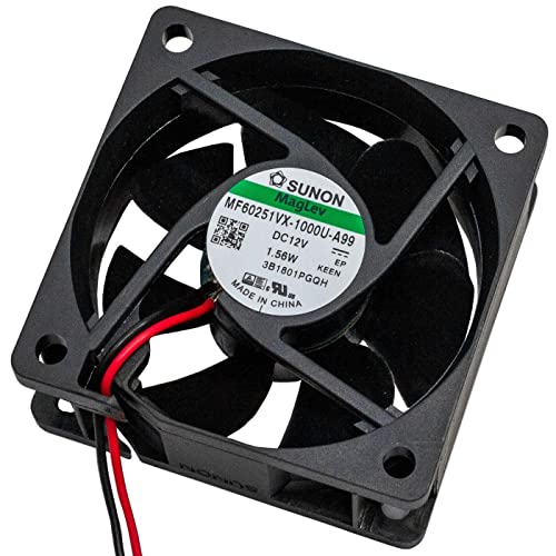 Lüfter 12V DC 1,56W 60x60x25mm 45,9m³/h 5200U/Min 45,9m³/h Sunon MF60251VX1000UA99 Lüfter 12V DC 1,56W 60x60x25mm 45,9m³/h 5200U/Min 45,9m³/h Sunon MF60251VX1000UA99 von Sunon