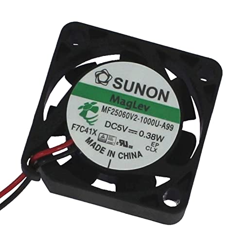 Lüfter 5V DC 0,38W 25x25x6mm 3,7m³/h 10000U/Min 3,7m³/h Sunon MF25060V21000UA99 von Sunon