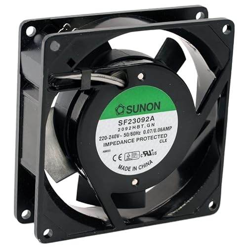 SF23092A-2092HBT.GN SUNON-Axial-Lüfter 92x92x25mm 230V~ 2350U/min +DATENBLATT als QR-Code von Sunon