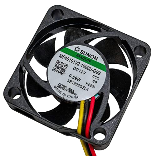 SUNON 12V DC 0,48W 40x40x10mm 11,9m³/h 5800U/Min 11,9m³/h Sunon MF40101V21000UG99 von Sunon