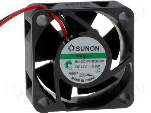 SUNON Lüfter 40x40x20mm HA40201V4-999 DC 12V 4700 U/min 13dBA Vapolager mit MLS von Sunon