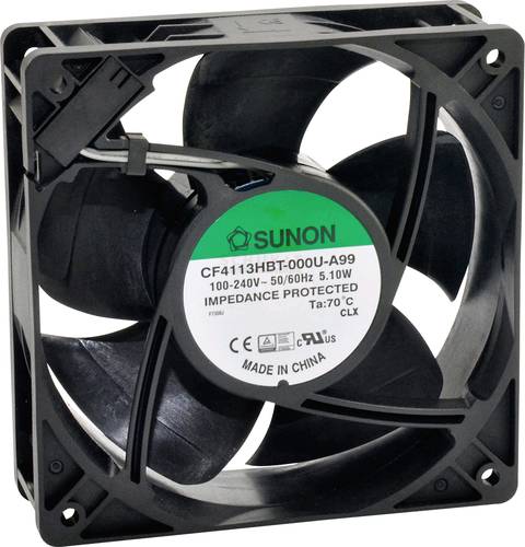 Sunon CF4113HBT-000U-A99 Axiallüfter 230 V/AC 185.14 m³/h (L x B x H) 120 x 120 x 38mm von Sunon