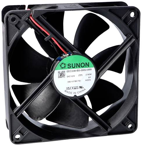 Sunon EEC0381B3-000U-A99 Axiallüfter 12 V/DC 157.96 m³/h (L x B x H) 38 x 120 x 120mm von Sunon