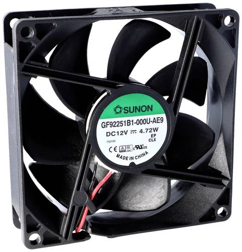 Sunon GE92252B2-000U-AE9 Axiallüfter 24 V/DC 118.9 m³/h (L x B x H) 25 x 92 x 92mm von Sunon